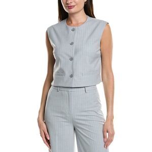 Kenneth Cole Womens  Boxy Vest, Grey